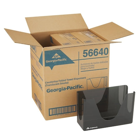 GEORGIA-PACIFIC Dispenserosable Towel Combifold Cf/Mf, Smoke High Impact Plastic, Smoke