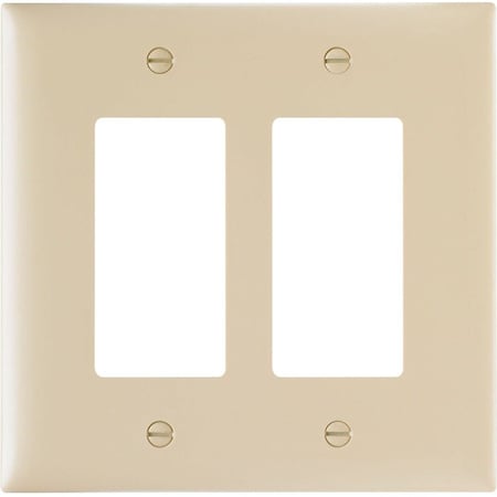 LEGRAND WallPlate, Decorator-Rocker, Brown, Nylon