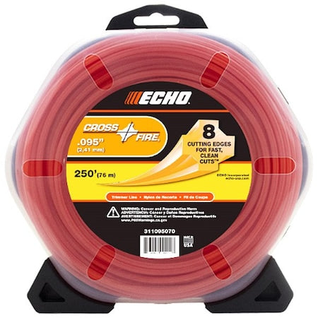 ECHO Trimmer Line, 0.095" Dia., 250 ft