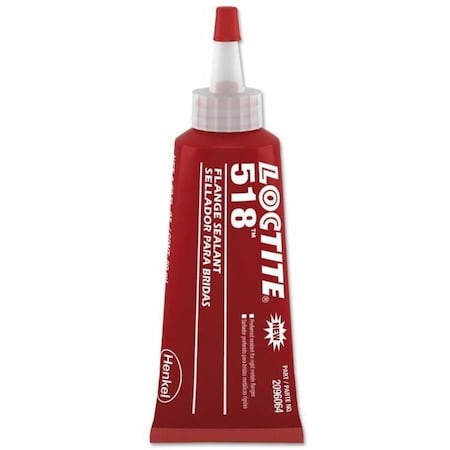LOCTITE Anaerobic Gasket Sealant, 50 mL, Red, Temp Range -65 to 300 Degrees F