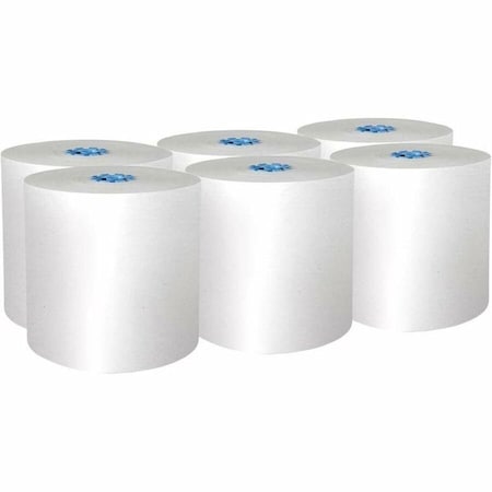 SCOTT Hard Roll Towels with Absorbency Pockets, for Blue Core Dispensers, White, (900'/Roll), 6PK