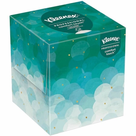 Kleenex Professional Facial Tissue, Upright Cube Boxes, 2-Ply, 90 Sheets x 36 Boxes (21270)