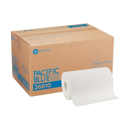 GEORGIA-PACIFIC Pacific Blue Ultra Paper Towel Rolls By Gp Pro (Georgia-Pacific), White, 6 Rolls Per Case