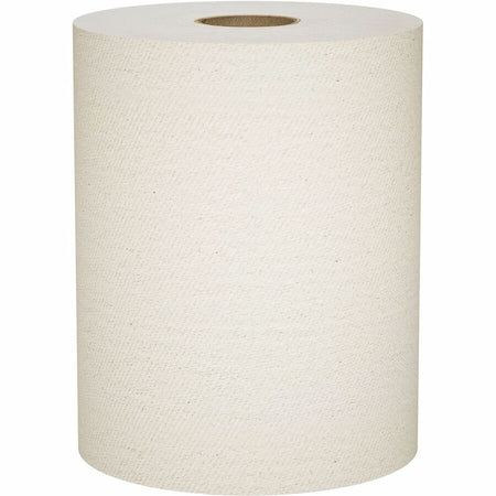 Scott Essential Roll Paper Towels, 1 Ply, Continuous Roll Sheets, 800 ft, Natural, 12 PK